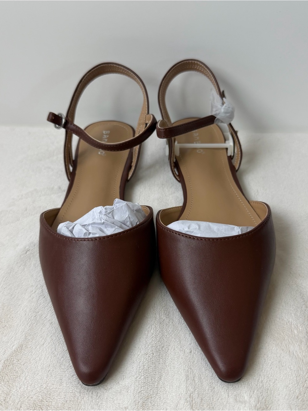 Pointed Toe Slingback Flats